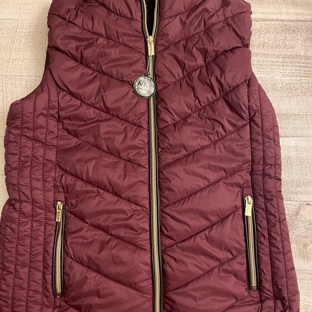 Ladies Marc New York Burgundy Vest